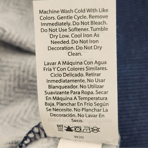 Avia Fleece Turtleneck Sweatshirt Womens Size XL Herringbone Pullover Athleisure - Picture 9 of 9